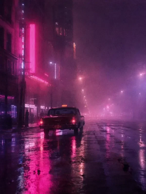午夜出租车短剧封面，悬疑题材